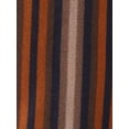 thumbnail image 5 of DARING DIVA Women's Plus Boho Color Block Elastic Cuff Long Sleeve Striped Top 1X Orange, 5 of 6