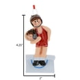 thumbnail image 3 of Personalized Wrestling Christmas Ornaments-Highschool Wrestle Brunette Wrestler-Ornaments by Elves, 3 of 10