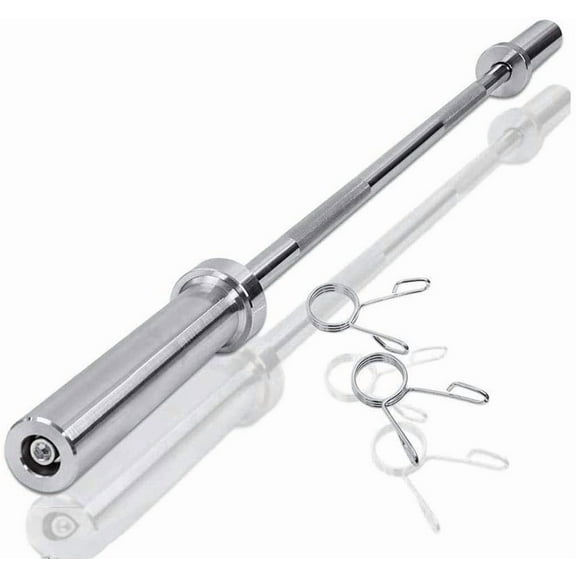 Exercise Equipment Barbell Bar for 2" Olympic Plates, Home Gym Weightlifting Bar 4Ft Solid Weight Bar Fitness Training Curl Barbell,Workout Equipment