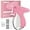 Pink, variant on Stitch Gun for Clothes - Handheld Stitch Tag Gun Quick Clothing Fixer - Tagging Gun - Sewing Kit Includes 6 Needle, 1000 Black Fasteners & 1000 White Fasteners (Pink)