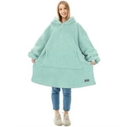 Oversized Hoodie Blanket Sweatshirt,Super Soft Warm Comfortable Fleece Giant Pullover with Large Front Pocket,for Adults Men Women Teenagers Kids Wife Girlfriend