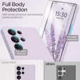 thumbnail image 3 of SHILIU-for Samsung S25 Ultra Case, Liquid Silicone Case with Camera Protection with Microfiber Lining Shockproof Phone Case Cover for Samsung S25 Ultra 6.9 inch, Light Purple, 3 of 4