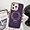 Royal Purple, variant on iPhone 15 Plus Case Magsafe, Magnetic Leather Phone Case for iPhone 15 Plus with Stand