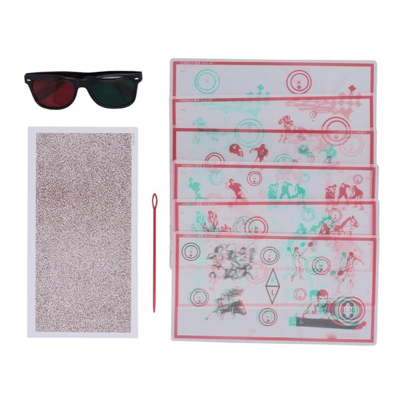 Vectogramas Yoidesu para entrenamiento ocular, rojo y verde con gafas