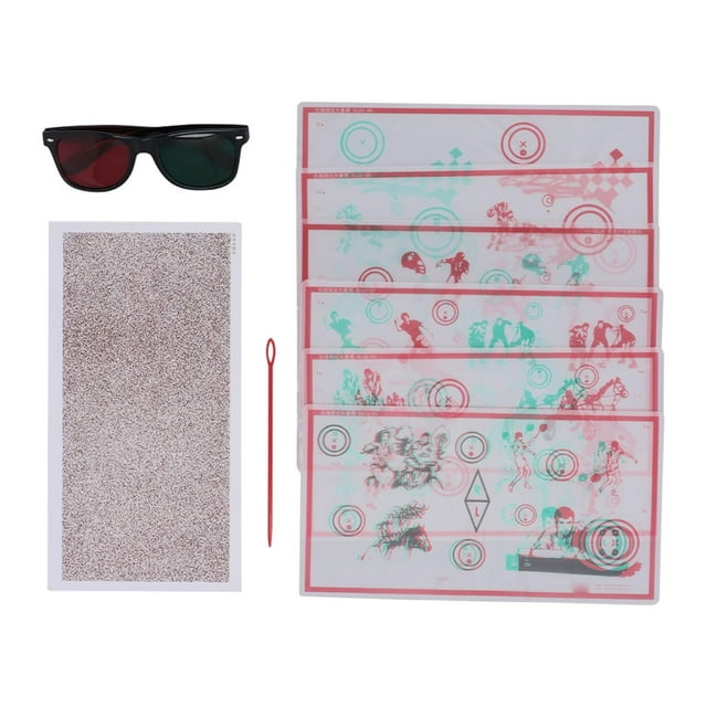 Vectogramas Yoidesu para entrenamiento ocular, rojo y verde con gafas