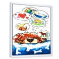thumbnail image 3 of Designart 'Dog Having Dreams' Children's Art Framed Canvas Wall Art Print, 3 of 5