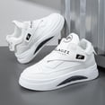thumbnail image 4 of Men's Casual Sneakers, Simple And Stylish Skateboard Shoes with Wing-Shaped Straps, Perfect for Daily Streetwear., 4 of 6
