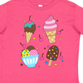 thumbnail image 4 of Inktastic Ice Cream with Patterns Boys or Girls Toddler T-Shirt, 4 of 5