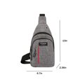 thumbnail image 3 of Jacenvly Travel Bags Men Strap Bag Crossbody Backpack Men Ladies Strap Backpack Hiking Backpack Multipurpose Messenger Chest Bag, 3 of 9