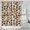Beige Baseball Gear, variant on Beige Baseball Gear Pattern Shower Curtain 72"x72" ,Bathroom Decorative Shower Curtains Set with 12 Hooks,Modern Waterproof Washable Shower Curtain