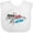 AA-White, variant on Inktastic Rocking the Red, White, and Blue Boys or Girls Baby Bib