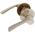 thumbnail image 2 of Schlage F10VMER619 Merano Passage Lockset, Satin Nickel - Quantity 1, 2 of 2