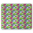 thumbnail image 1 of Exotic Mouse Pad, Repeating Botanical Pattern with Tropic Plants Leaves, Rectangle Non-Slip Rubber Mousepad, Multicolor, by Ambesonne, 1 of 2