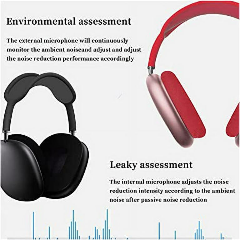 P9 Pro Max Bluetooth Headphones Wireless Headsets Over-Ear Noise Cance –  SavannahiDoctor