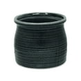 thumbnail image 2 of Cheungs Kifon Curved Ceramic Ceramic Pot - Dark Gray Large, 2 of 5