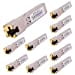 thumbnail image 3 of 10 Pcs 1000BASE-T Gigabit SFP vers RJ45 Ethernet Cuivre Émetteur-Récepteur Modulaire pour Cisco, Meraki, Ubiquiti, D/TP Link, Supermicro, Netgear, Broadcom, 1.25G SFP-T CAT5E/CAT6 jusqu'à 100m Mikrotik S-RJ01, 3 of 15