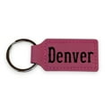 thumbnail image 3 of Keychain - Rectangle - Denver - Leather, 3 of 4