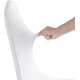 thumbnail image 4 of Funda protectora impermeable para silla de LICRA, funda elástica para silla para fiesta universal, banquete, evento de boda, hotel (blanco), 4 of 5
