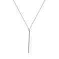 thumbnail image 1 of Delicadas cadenas de collar joyas estéticas largas palos elegnt colgantes colgantes gordos de San Valentín Chokers para chicas adolescentes plateado Inevent AP009181-02, 1 of 7