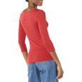 thumbnail image 3 of walmart Essentials T-Shirt à Encolure Bateau à Manches 3/4 pour Femmes, 3 of 3