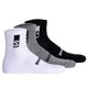 thumbnail image 1 of Salomon Calcetines unisex, paquete de 3 - EVERYDAY ANKLE, tejido de rizo, zona de sujeción, logotipo Negro/Blanco/Gris 39-41, 1 of 7