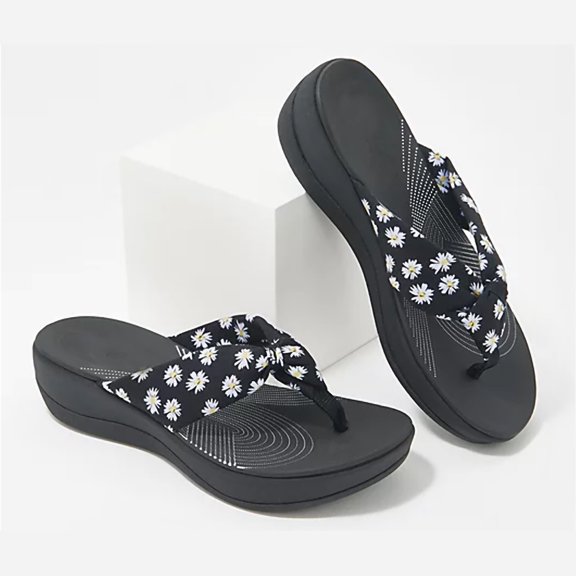 EQWLJWE 2021 Flip Flops Summer New Style Thick-soled Soft-soled Casual Women's Slippers Women's Slippers Holiday Clearance