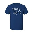 thumbnail image 2 of Mom Life Best Mom Mother's Day Gift Blessed Family Kids | Mens Mother's Day Graphic T-Shirt, Royal, X-Large, 2 of 4
