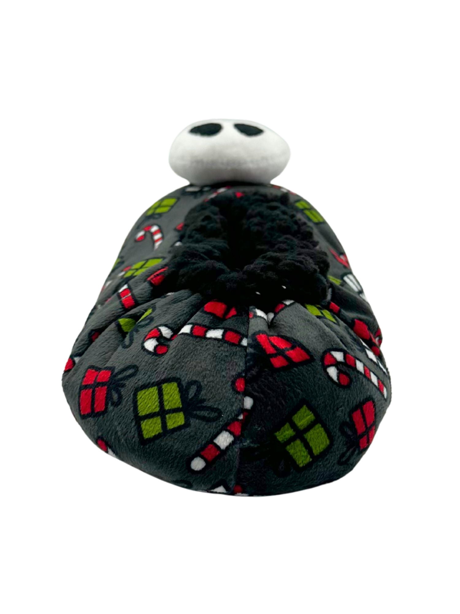 Disney Nightmare Before Christmas Women's Holiday Fuzzy Babba 3D Slipper Socks, 1-Pack, Size 7-9.5