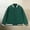 Green, variant on Womens Varsity Baseball Jacket Long Sleeve Button Front Striped Trim Jacket Casual Fall Trendy Outerwear