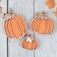 thumbnail image 5 of Rovga Fall Decor Wooden Autumn Pumpkin Fall Decorations For Home Shelf Mantel Table Decor Pumpkins Of Three Sizes Fall Season, 5 of 9
