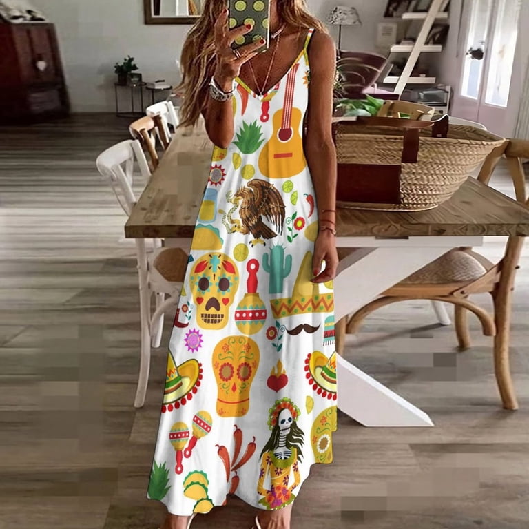 mexican formal dress Julieta Floral Dress. Mexican Artisanal Flower Dress. Formal Maxi Dress.  Latina Style