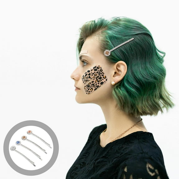 OUNONA 4PCS Women Elegant Hair Clips Sparkle Hair Accessories Wedding Decorative Rhinestone Hair Clips Unique Hair Clips for Party Daily Wear