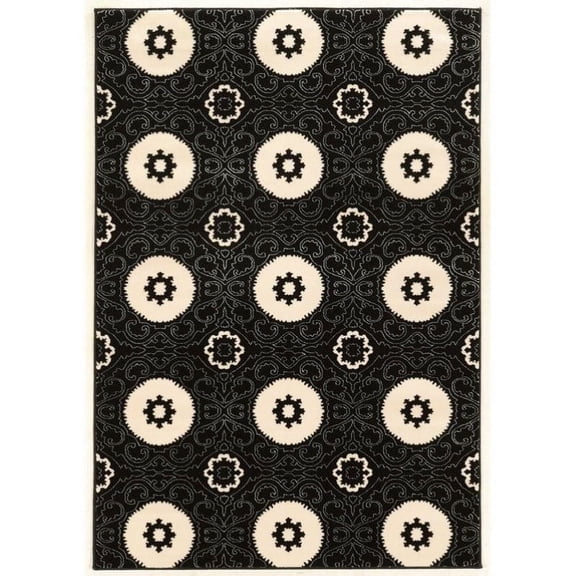 Riverbay Furniture 2' x 3' Rug in Black