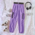 thumbnail image 4 of Zecgelong Toddler Girl Pink Print Loose Pants Casual Pants For Children Fall Winter Clothes Girls School Uniform Pants Size 4-5 Years, 4 of 5