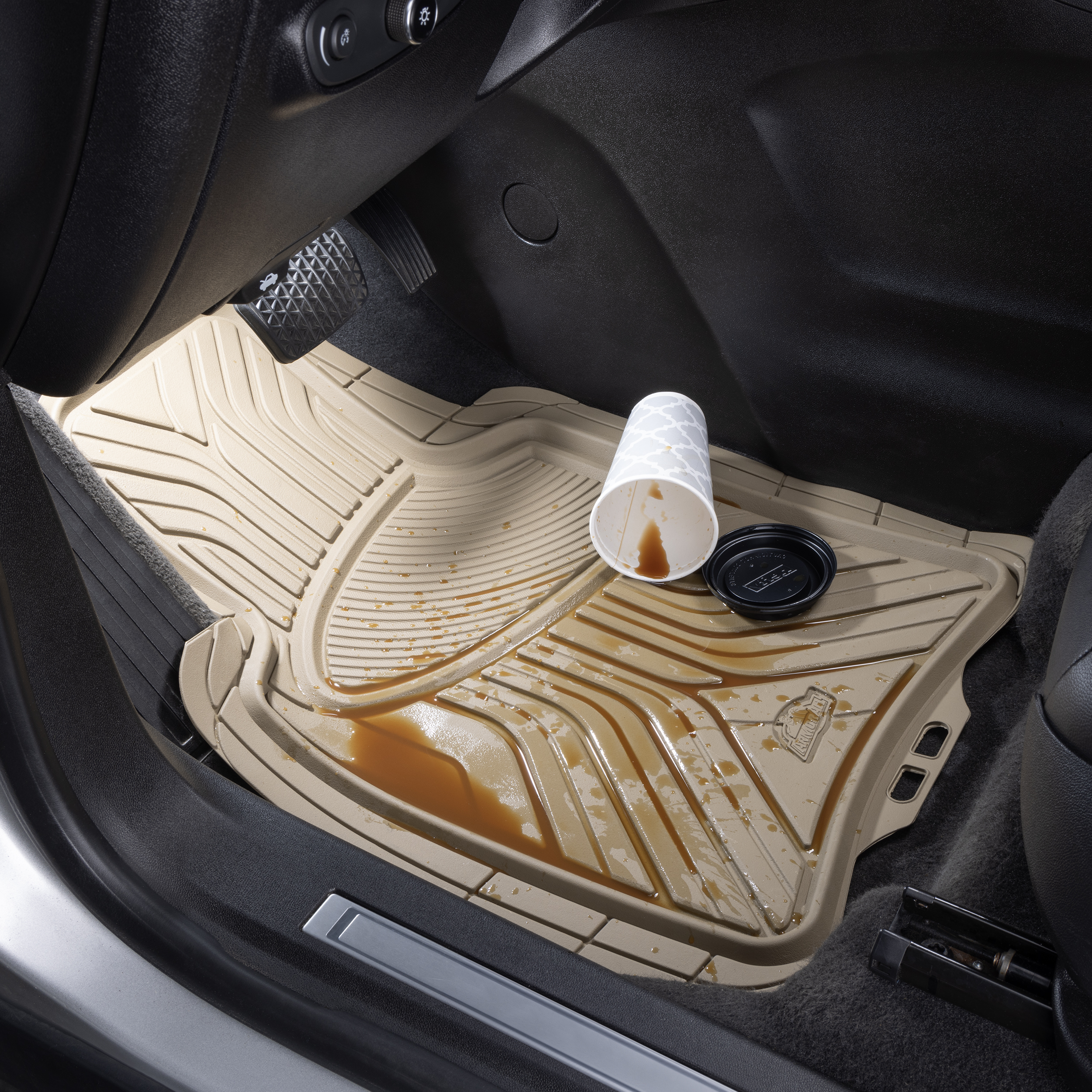 Armor All 4-Piece All-Weather Rubber Floor Mats, Black photo 7