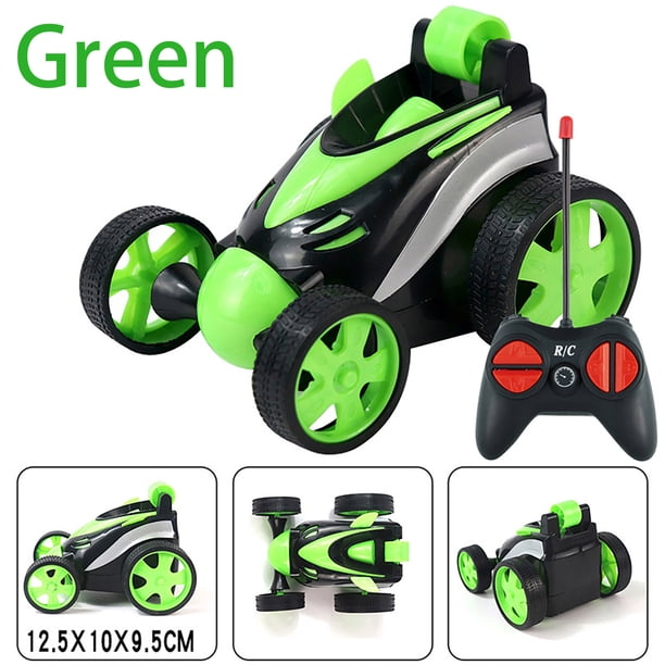 Luminous Remote Control Dump Truck Stunt Car Toy Rolling Stunt Double-sided Car