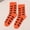 Orange-C, variant on Halloween Mid Calf Socks, Unisex Fun Crew Socks with Halloween Print, Soft Comfy Breathable Polyester Blend, Perfect for Halloween Party, Daily Wear, and Gift Exchange