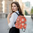 thumbnail image 6 of FORMRS Mini Backpack Purse for Women Travel Daypack Casual Shoulder Bag, Retro Christmas Ornaments Pattern, 6 of 7