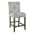 thumbnail image 2 of Home Square 24" Fabric Parsons Counter Stool in Gray Medallion - Set of 3, 2 of 2