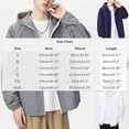 thumbnail image 6 of Mens UPF 50+ Sun Protection Jacket Hooded Long Sleeve Zipper Lightweight Quick Dry Windbreaker Fashion Athletic Top with Pockets Dark Gray 2 M, 6 of 6