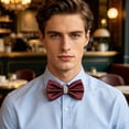 thumbnail image 4 of Aufmer Fashion Solid Color Male Formal Neck Knot Neat Compact Appearance Easy Wear Structure For Various Adult Formal Social Occasion Outfit Collocation, 4 of 7