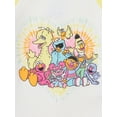 thumbnail image 4 of Sesame Street Baby and Toddler Girls Tops, Pants and Shorts, 4-Piece Cotton Pajama Set, Sizes 9M-24M, 4 of 4