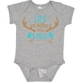 thumbnail image 3 of Inktastic Life is Better at the Cabin, Deer Antlers, Camping Boys or Girls Baby Bodysuit, 3 of 5