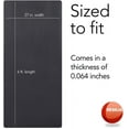 thumbnail image 5 of Resilia - Black Plastic Floor Runner/Protector - Embossed Wide Rib Pattern, (27 Inches Wide x 6 Feet Long), 5 of 9
