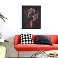 thumbnail image 4 of Rateoe Cool Tiger Pattern Decorative Picture – Unique Modern Wall Art, Ready-to-Hang Canvas Print for Home (Vertical), 4 of 6