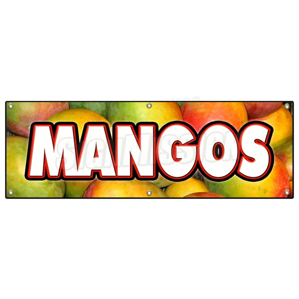 72" MANGOS BANNER SIGN tropical fruit stand farm produce farmers market