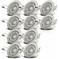 thumbnail image 1 of Verstellbarer LED-Einbaustrahler 6er-Set / 10er-Set Strahler níquel mate Deckeneinbaustrahler GU10, 1 of 5