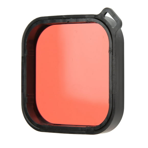 Filtre de Boîtier de Plongée, Filtre de Plongée Étanche de Couleur Correcte Haute Transmittance de la Lumière Revêtement à Haute Perméabilité pour Filtre Rouge de Caméra d'Action