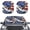 Bald Eagle Flag Print, variant on Eagle Sun Blocker For Car Windshield Block Sunlight for Most Cars Truck Sunshade Folding Car Front Windshield Sunshades 2 Piece Foldable