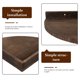 thumbnail image 4 of Estante flotante de pared de madera Estante de almacenamiento montado en la pared Estante de almacenamiento de pared de esquina, 4 of 6